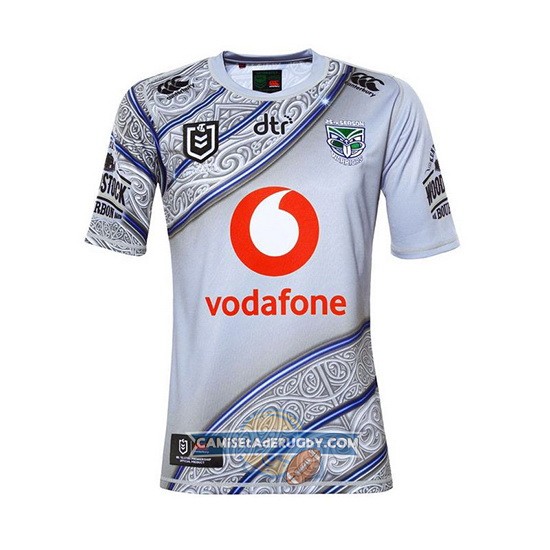 Camiseta Nueva Zelandia Warriors Rugby 2019 Gris